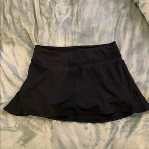 Black lululemon skort